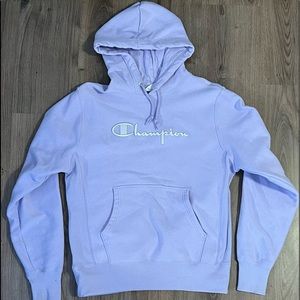 Purple Champion hoodie